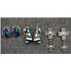 Image 1 : THREE PAIR NAVAJO EARRINGS