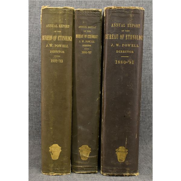 THREE BUREAU OF ETHNOLOGY BOOKS
