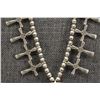 Image 3 : STERLING SILVER CROSS AND BEAD NECKLACE WITH NAJA
