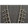 Image 4 : STERLING SILVER CROSS AND BEAD NECKLACE WITH NAJA