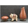 Image 1 : THREE JEMEZ POTTERY ITEMS (B. YEPA)