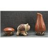 Image 3 : THREE JEMEZ POTTERY ITEMS (B. YEPA)