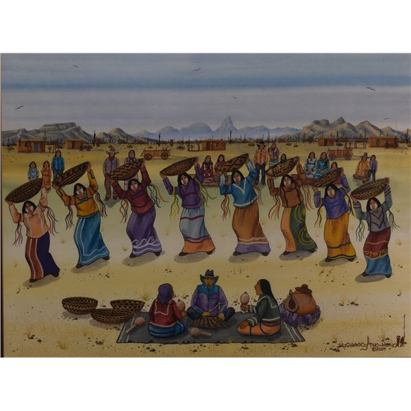 PAPAGO PAINTING (MICHAEL CHIAGO )