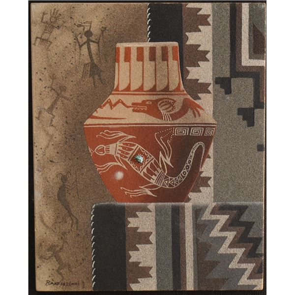 NAVAJO SAND PAINTING (EUGENE JOE)