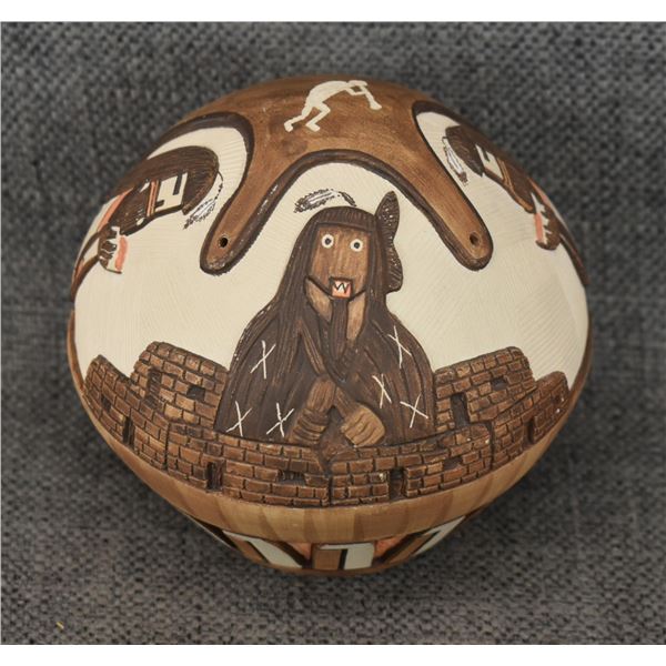 HOPI POTTERY SEED JAR (LAWRENCE NAMOKI)