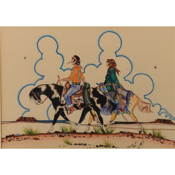 NAVAJO PAINTING (FRANK LEE JOE)