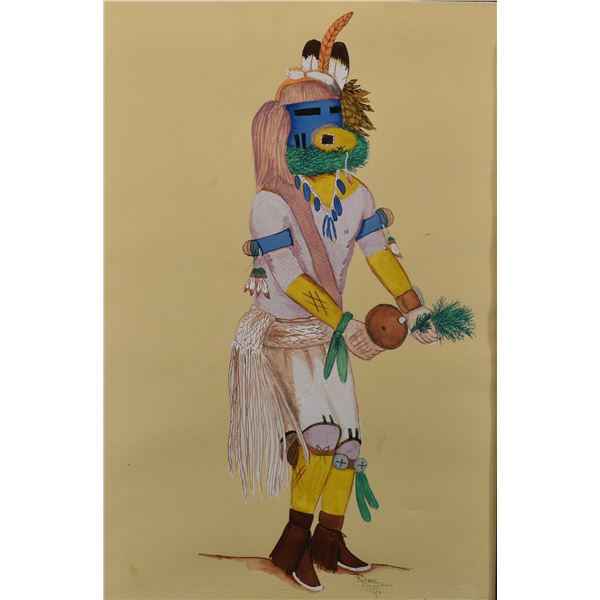 HOPI PAINTING (RICHARD DUWYENIE)