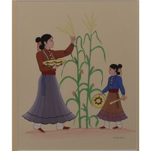 NAVAJO PAINTING (HARRISON BEGAY)