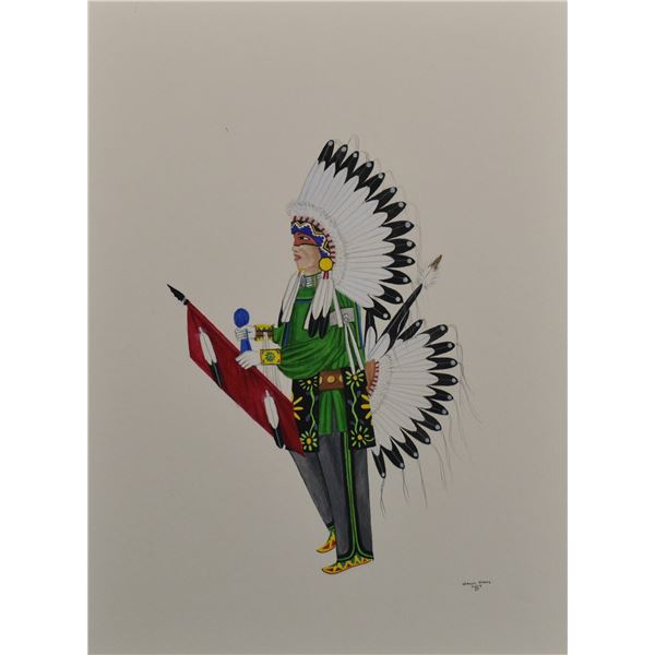 TESUQUE PAINTING (VIRGIL VIGIL)