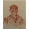 Image 1 : WESTERN CONTE CRAYON PICTURE ( ELBRIDGE AYER BURBANK)
