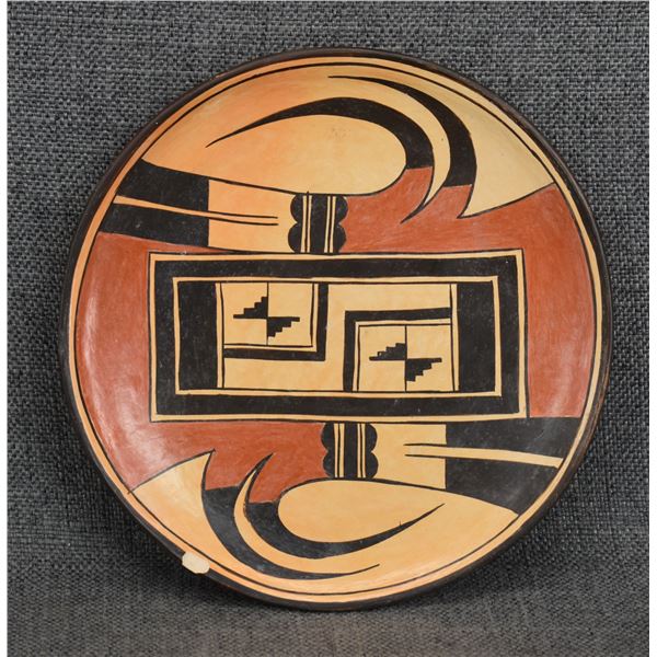 HOPI POTTERY PLATE (RACHEL "KOO-LOO" SAHMIE NAMPEYO)