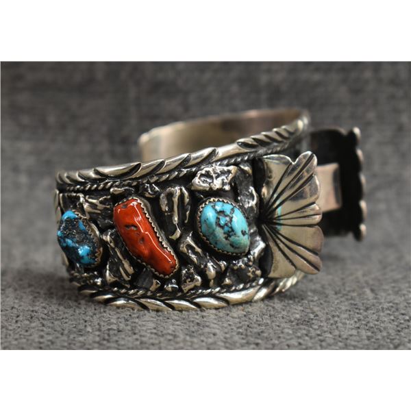 NAVAJO WATCH BRACELET (E.G.B.)