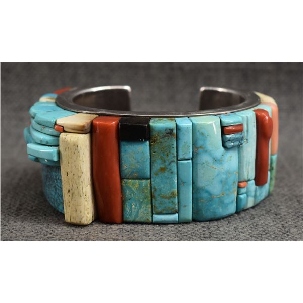 COBLE IN LAY SILVER BRACELET (DARRYL EDWARDS)