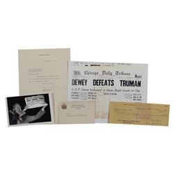 Harry S. Truman and Thomas Dewey