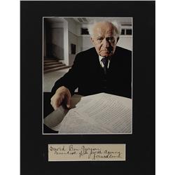 David Ben-Gurion