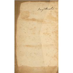 Declaration of Independence: Benjamin Rush