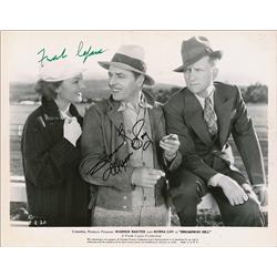 Frank Capra and Myrna Loy