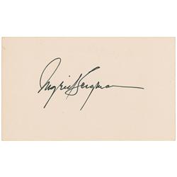 Casablanca: Ingrid Bergman