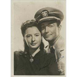 Robert Taylor and Barbara Stanwyck