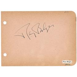 Wizard of Oz: Ray Bolger