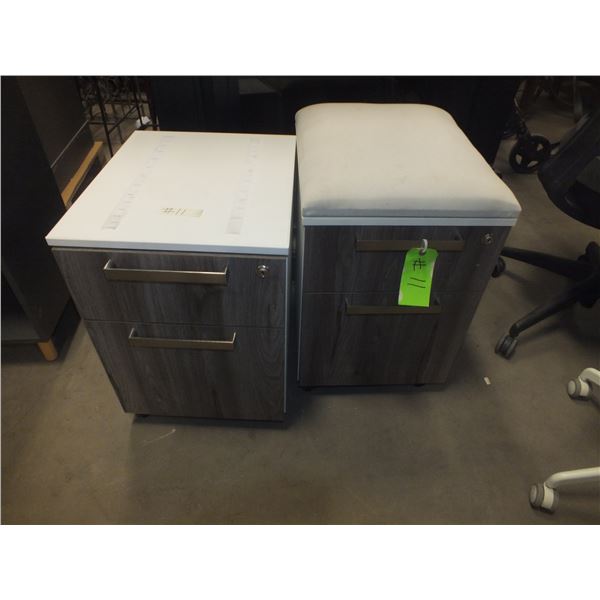 Two Small Office Cabinets