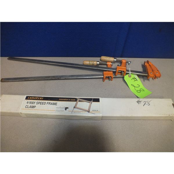 Two Bar Clamps & 1... 4 Way Speed way Clamp