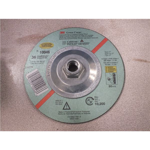 Ten 6" Grinding Disc's
