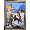 Image 1 : Print by Tom Mansanarez. “Defiance”. This piece was donated by Tom himself.