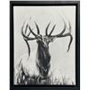Image 1 : 13x17 Original charcoal painting by Elena Johnson.