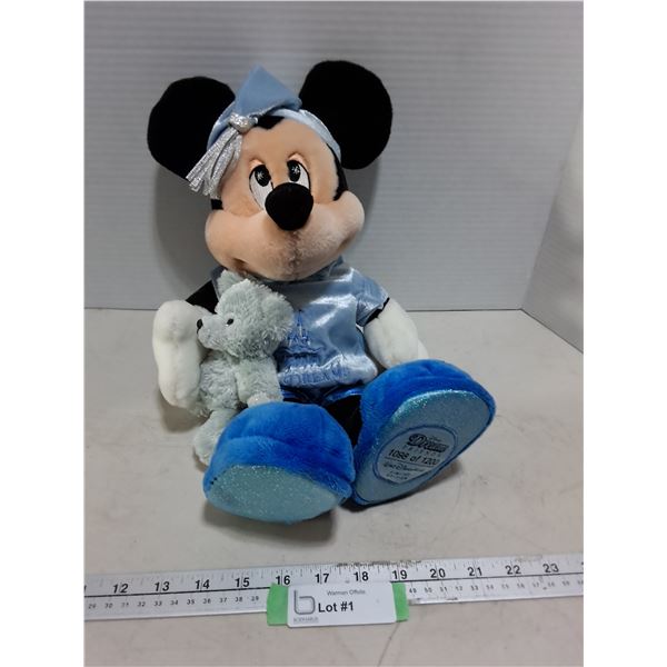Disney Dream Friends Super Rare '1098 of 1200' Limited Edition Mickey Mouse Plush Toy