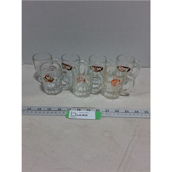 (7) A&W Baby Mugs