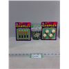 Image 1 : (3) Sealed Baseball Themed Cake Candles & Decorations