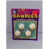 Image 3 : (3) Sealed Baseball Themed Cake Candles & Decorations