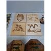 Image 3 : (3) Coaster Sets (Banff Ceramic, Nature & Jamaica Wooden), Mouse on Boot Shakers