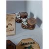 Image 5 : (3) Coaster Sets (Banff Ceramic, Nature & Jamaica Wooden), Mouse on Boot Shakers