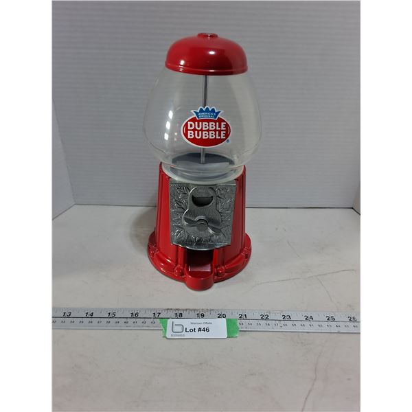 Vintage Dubble Bubble Gumball Dispenser