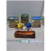 Image 1 : M&M Memorabilia Tins & Ornaments, Crafted Ceramic Log