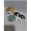 Image 2 : Trinket Dishes, Furry Cat Ornaments