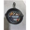 Image 2 : (2) Mini Cast Iron Skillets, Avon Cologne Thermos, Boy & Girl Ornament