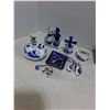 Image 2 : Holland Inspired Porcelain Ornaments, Christmas Tin
