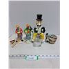 Image 1 : (4) Ceramic Clown Ornaments