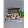 Image 1 : (6) NIB Crayola Bandages, (32) Assorted Shirt Pins, Plastic Tray