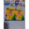 Image 2 : (6) NIB Crayola Bandages, (32) Assorted Shirt Pins, Plastic Tray
