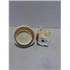 Image 3 : (2) Porcelain Ornaments (Schmid is Musical Carousel, Cat Spice Shaker)