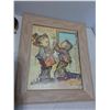 Image 2 : Framed 10.5" x 12.5" "Children" Print, German Shepherd & Mini Ornaments