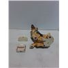 Image 4 : Framed 10.5" x 12.5" "Children" Print, German Shepherd & Mini Ornaments