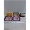 Image 1 : (4) Vintage Carnation Hot Chocolate Mini Trays, Hershey Cocoa Tin