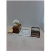 Image 2 : Old West Inspired Ornaments (Avon Bottle, Ash Tray, Tobacco Tin, Wheat Shaker)