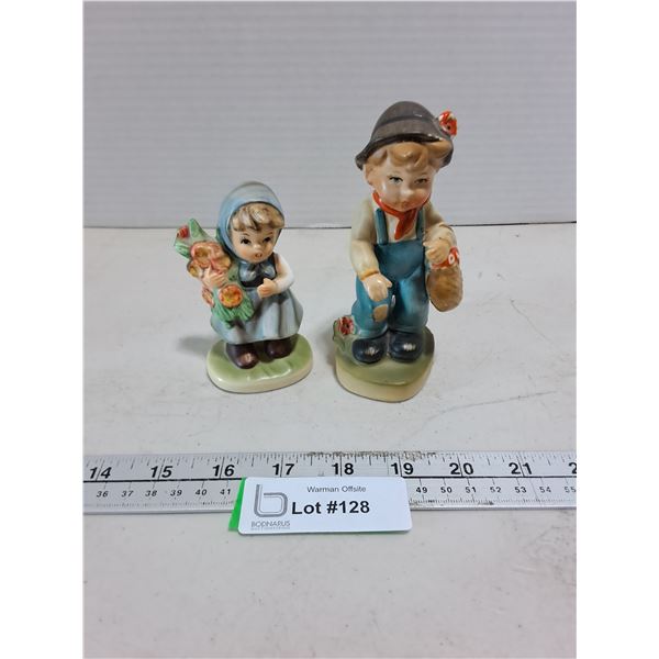 (2) Vintage Porcelain Ornaments