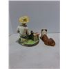 Image 2 : (2) Vintage Ornaments (Porcelain Cobbler & Resin Collie)